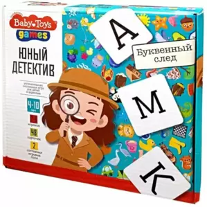 Настольная игра Baby Toys Юный детектив. Буквенный след 05243 фото