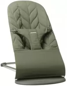 Детский шезлонг BabyBjorn Bliss Woven 0061.40 (темно-зеленый) фото