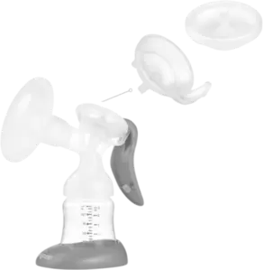 Молокоотсос ручной BabyOno Anatomy с бутылочкой / 1484 фото