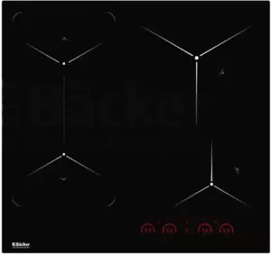 Индукционная варочная панель Backer BIH604-2T-Q3 Black фото