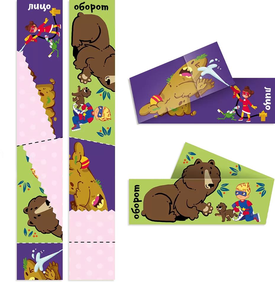 Настольная игра Банда умников Сгибалки Супергерои фото 4