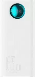 Baseus Amblight Digital Display Fast Charge Power Bank 65W 26800mAh (белый)