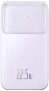 Портативное зарядное устройство Baseus Comet Series Dual-Cable Digital Display Fast Charge Power Bank 22.5W 20000mAh (сиреневый) фото