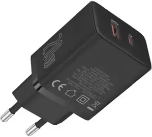 Сетевое зарядное Baseus Cube Fast Charger C+U 20W P10111403113-00 (черный) фото