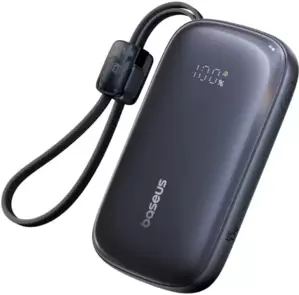 Портативное зарядное устройство Baseus EnerFill FC21 Qpow 3 Ultra 10000mAh 45W (черный) фото