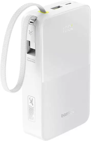 Baseus EnerFill FC51 Bipow2 Pro Power Bank 20000mAh (белый)