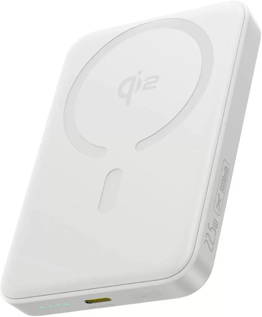 Baseus EnerFill FM12 Qi2 Magnetic Power Bank 22.5W 10000mAh (белый)