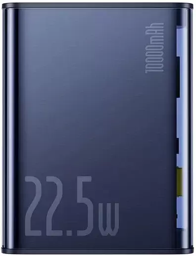 Baseus Explorer Series Digital Display Fast Charge 22.5W 10000mAh (синий)