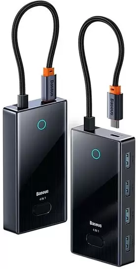 USB-хаб Baseus Focus Series 4 Port Type-C Hub Adapter WKYY030013 фото 2