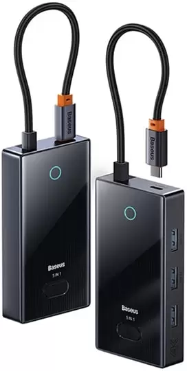 Док-станция Baseus Focus Series 5 Port Type-C Hub Adapter WKYY030113 фото 2