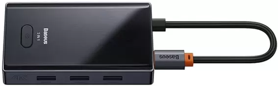 Док-станция Baseus Focus Series 5 Port Type-C Hub Adapter WKYY030113 фото 3