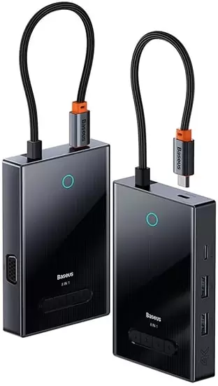 Док-станция Baseus Focus Series 8 Port Four-Screen Type-C Hub Adapter WKYY030413 фото 2