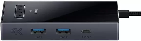 Док-станция Baseus Focus Series 8 Port Four-Screen Type-C Hub Adapter WKYY030413 фото 3