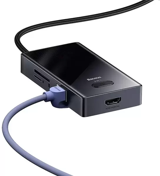 Док-станция Baseus Focus Series 8 Port Type-C Hub Adapter WKYY030313 фото 4