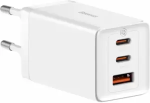Baseus GaN5 Pro Fast Charger 2C+U 65W (белый)