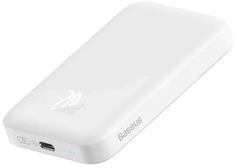 Baseus Magnetic Mini Air Wireless Fast Charge Power Bank 20W 6000mAh (белый)