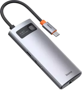 Док-станция Baseus Metal Gleam Series 6-in-1 Multifunctional USB Type C CAHUB-CW0G фото