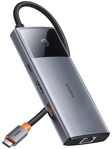 Baseus Metal Gleam Series II 6-in-1 USB Hub B00061802813-00