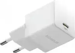 Сетевое зарядное Baseus Palm Fast Charger 1C 30W EU P10111605213-00 (белый) фото