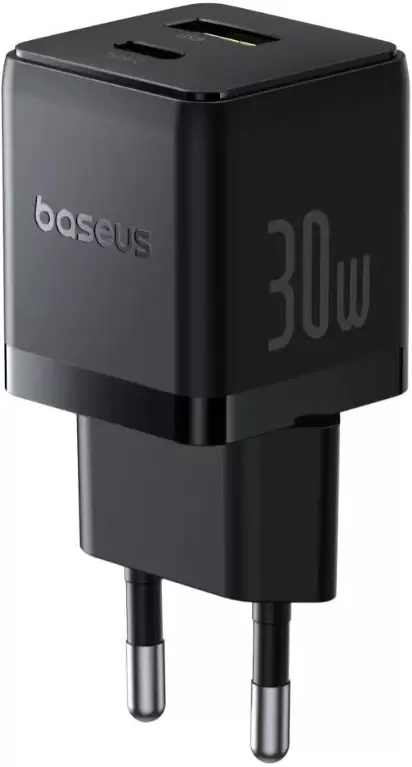 Baseus Palm Fast Charger C+U 30W EU P1011160A113-00 (черный)