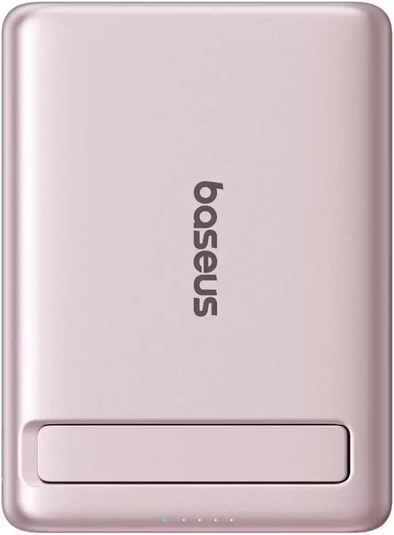 Baseus PicoGo AM31 Mini Magnetic Power Bank with Stand 20W 5000mAh (розовый)