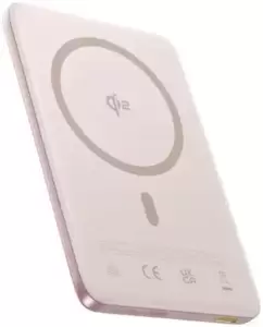 Портативное зарядное устройство Baseus PicoGo AM41 Ultra-Slim Qi2 Magnetic Power Bank 10000mAh (розовый) фото