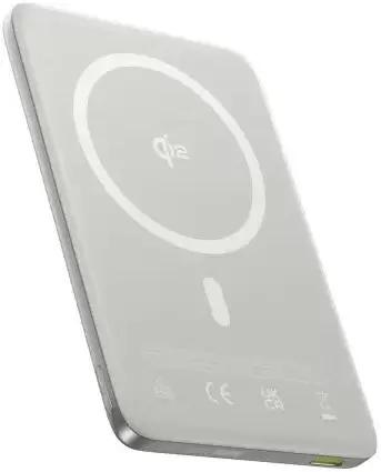 Baseus PicoGo AM41 Ultra-Slim Qi2 Magnetic Power Bank 10000mAh (титановый)