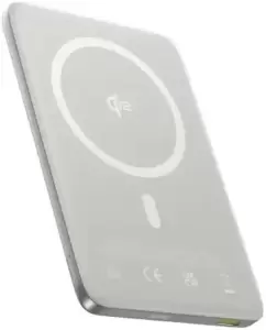 Портативное зарядное устройство Baseus PicoGo AM41 Ultra-Slim Qi2 Magnetic Power Bank 10000mAh (титановый) фото