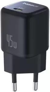 Сетевое зарядное Baseus PicoGo Fast Charger 1C 45W P10176800123-00 (черный) фото