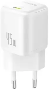 Сетевое зарядное Baseus PicoGo Fast Charger 1C 45W P10176800213-00 (белый) фото