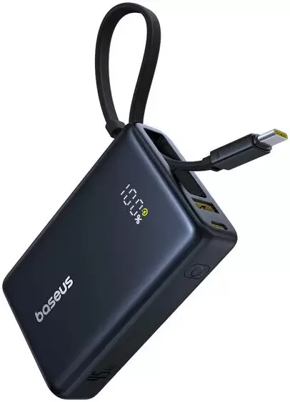 Baseus Picogo PPPG-1W45C Digital Display Power Bank 45W 10000mAh (черный)