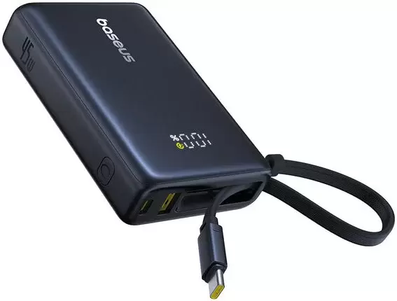 Портативное зарядное устройство Baseus Picogo PPPG-1W45C Digital Display Power Bank 45W 10000mAh (черный) фото 2