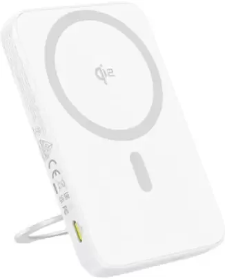 Baseus PicoGo Qi2 Magnetic Power Bank 5000mAh 20W (белый)