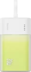 Портативное зарядное устройство Baseus Popsicle Pocket Fast Charging Power Bank PPKDC05L Lighting 5200mAh (белый/зеленый) фото