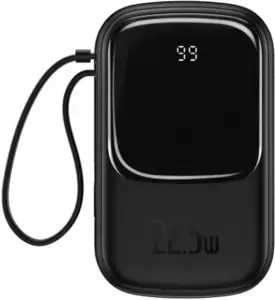 Портативное зарядное устройство Baseus Qpow Digital Display 20000mAh (черный) фото