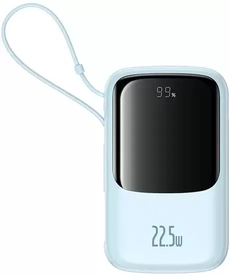 Baseus Qpow Pro+ Digital Display Fast Charge 22.5W 10000mAh (голубой)