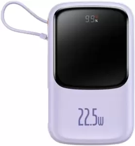 Baseus Qpow Pro Digital Display Fast Charge 22.5W 20000mAh (сиреневый)