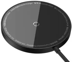 Беспроводное зарядное Baseus Simple Mini3 Magnetic Wireless Charger 15W CCJJ040001 (черный) фото