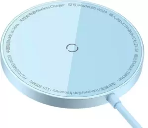 Беспроводное зарядное Baseus Simple Mini3 Magnetic Wireless Charger 15W CCJJ040303 фото