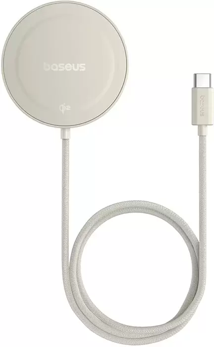 Baseus Simple Mini4 Magnetic Wireless Charging Stand Qi2 15W P10273300G21-00 (бежевый)