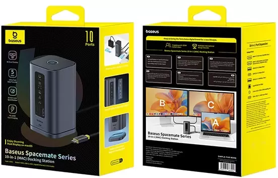 Док-станция Baseus Spacemate Series 10-in-1 Docking Station B00568102813-00 фото 3