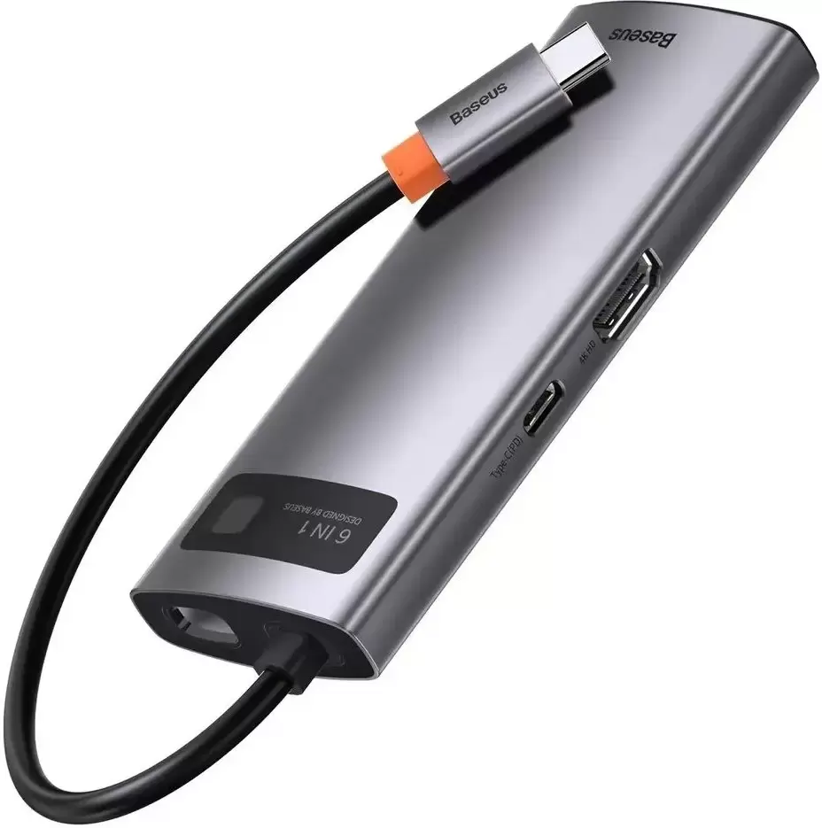 Док-станция Baseus StarJoy 6-Port Type-C Hub Adapter WKWG080013 фото 3