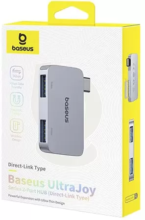 USB-хаб Baseus UltraJoy Series 2-Port Hub Direct-Link Type B0005280E811-00 фото 2