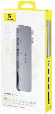 Док-станция Baseus UltraJoy Series 6-Port Hub Direct-Link Type B00052802811-03 фото 2