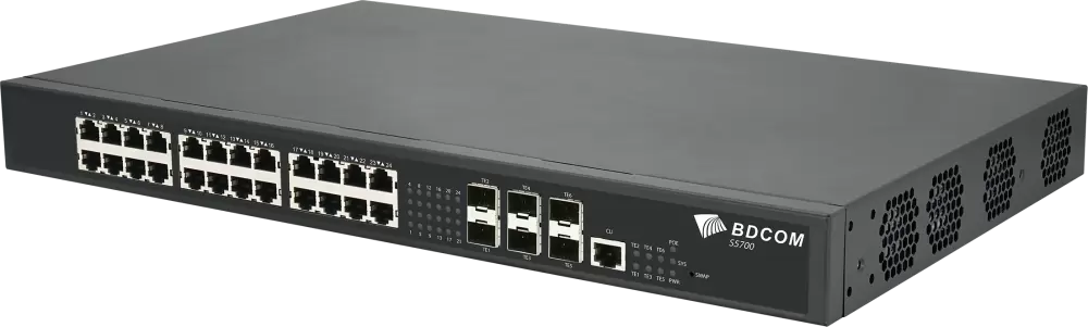 Управляемый коммутатор 3-го уровня BDCOM S5700-24EP6X фото