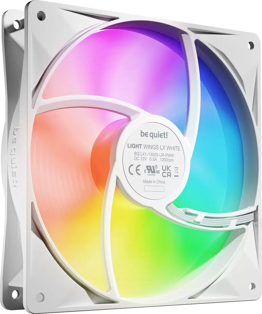 Комплект вентиляторов для корпуса be quiet! Light Wings LX 140mm PWM 3-Pack W BL128 фото