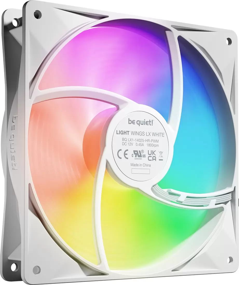 Комплект вентиляторов для корпуса be quiet! Light Wings LX 140mm PWM HS 3-Pack W BL131 фото