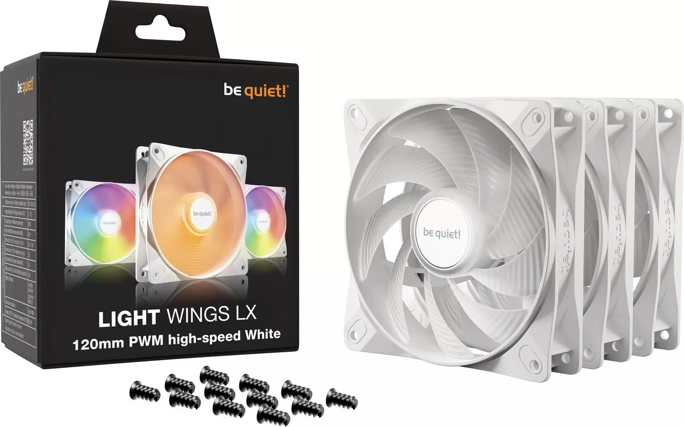 Комплект вентиляторов для корпуса be quiet! Light Wings LX HS 120mm 3-Pack BL125 фото