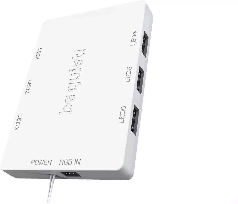 Набор вентиляторов с контроллером be quiet! Light Wings White 140mm PWM High-Speed Triple-Pack BL103 фото