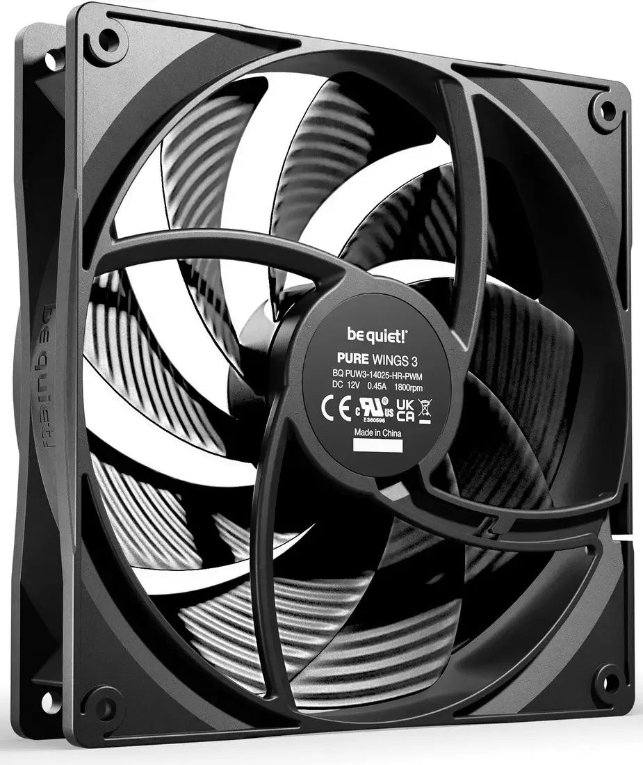 Вентилятор для корпуса be quiet! Pure Wings 3 140mm PWM HS BL138 фото
